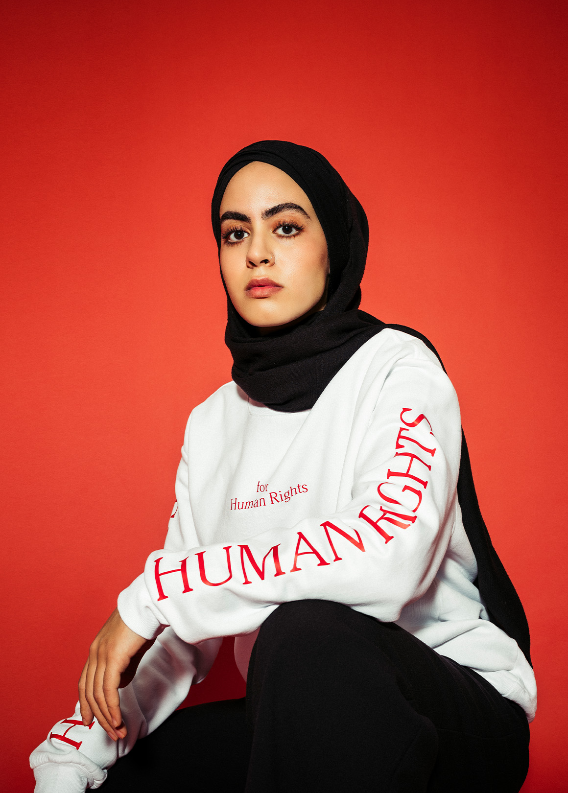 Jonas Weber – For Human Rights Wearable Declaration Editorial, Creative Direction, 2019 
